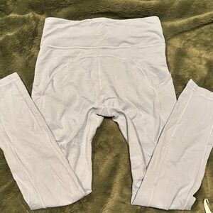 lululemon athletica Light Gray High-Rise Leggings